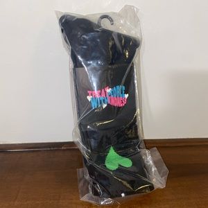 Harry Styles Treat People with Kindness black socks